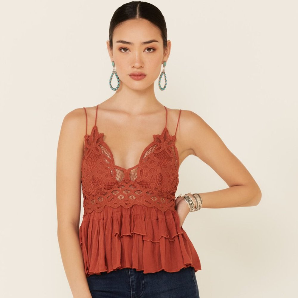 Free People Adella Cami in Winding Roads (Size S)